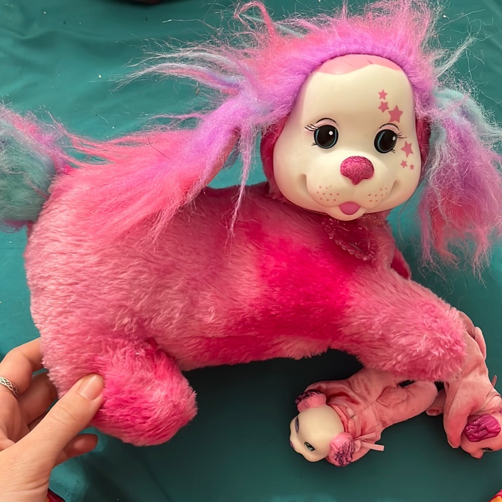 Pink Puppy Surprise With 2 Puppies
